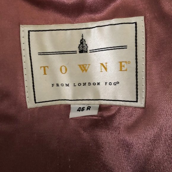 Wool Overcoat Single Breast - Towne from London Fog - Made in Canada - Excellent - Picture 7 of 8